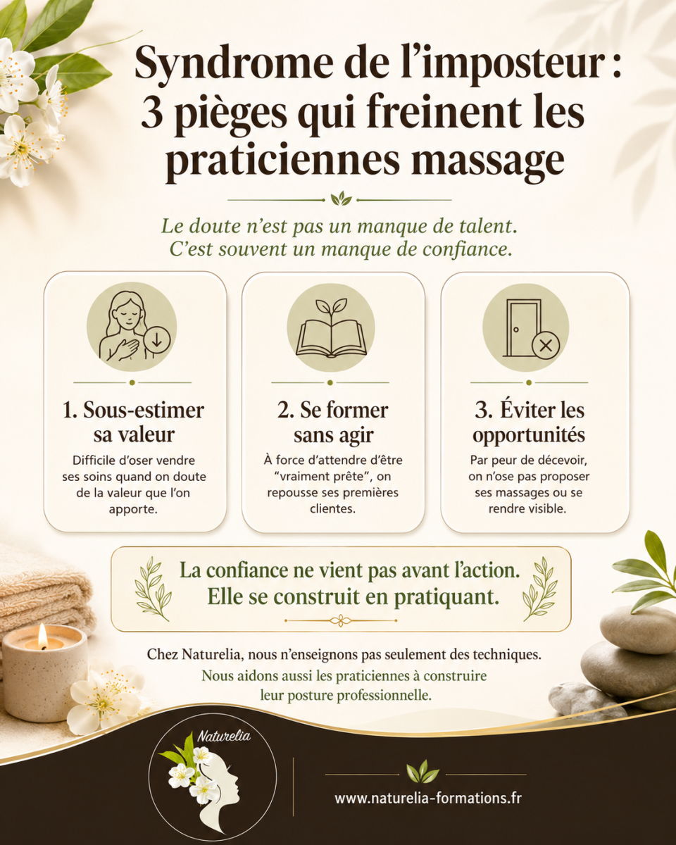 Le syndrome de l'imposteur chez les praticiennes de bien-être