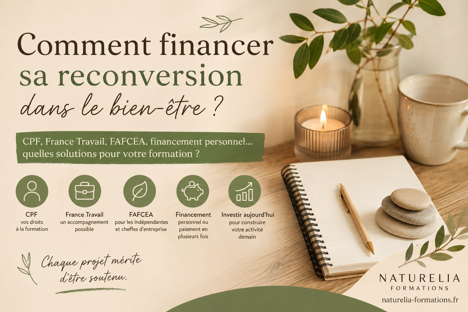 Comment financer sa reconversion professionnelle dans les métiers du bien-être / massages du monde