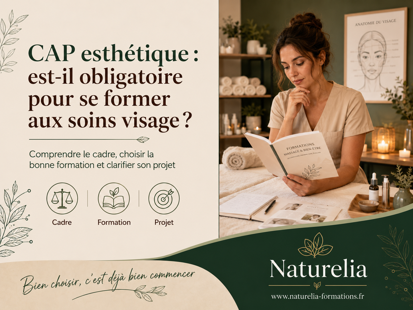 Est-il obligatoire d'avoir un CAP esthétique pour proposer des soins du visage