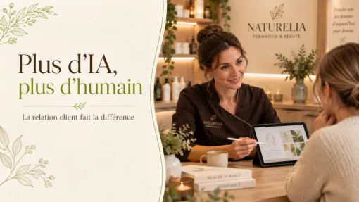 Plus l’IA progresse, plus vos clientes auront besoin de vous - C'est ce qu'on pense chez Naturelia !