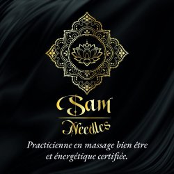 Logo Sam Needles Praticienne en massage bien-être et énergétiques certifiée chez Naturelia